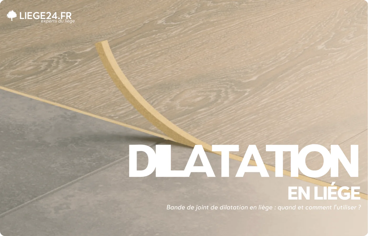 Ekspansionsfuge af kork: Hvornr og hvordan skal den bruges?