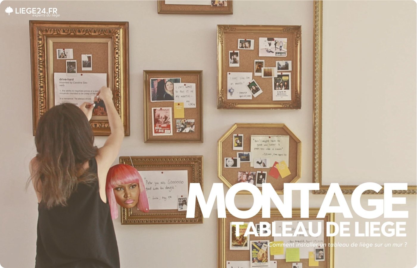 Hvordan installerer man en korktavle p en vg?