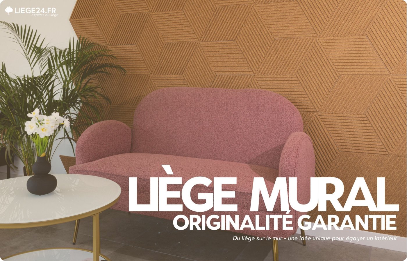 Kork p vggen - en unik id til at pifte ethvert interir op