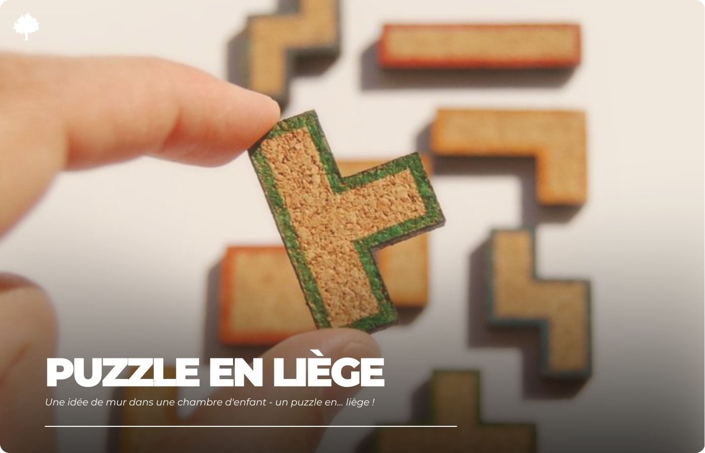 Id til en vg i brnevrelset - puslespil lavet af... kork!