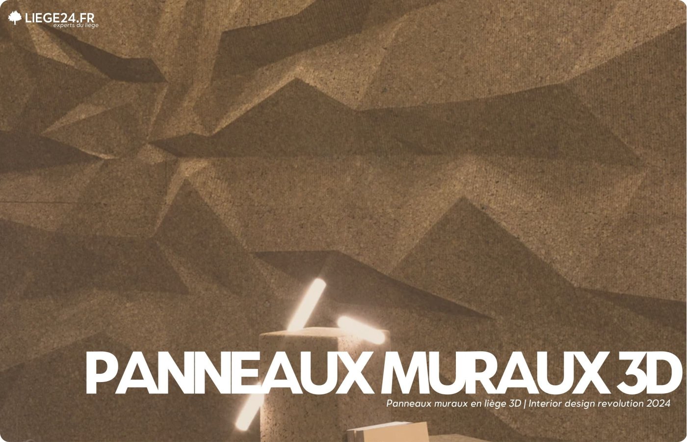 3D-vgpaneler af kork | Indretningsrevolution 2024