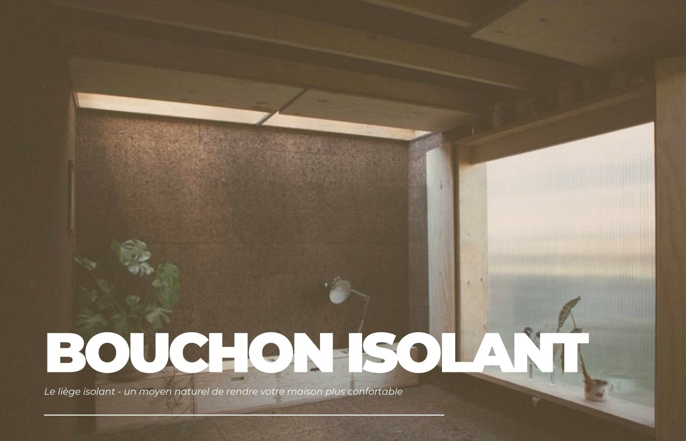 Isolerende kork - en naturlig mde at tilfje komfort til dit hjem