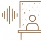 Geluidsdempende panelen van kurk BitCork
