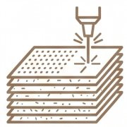 Natuurkurk voor graveren en lasersnijden