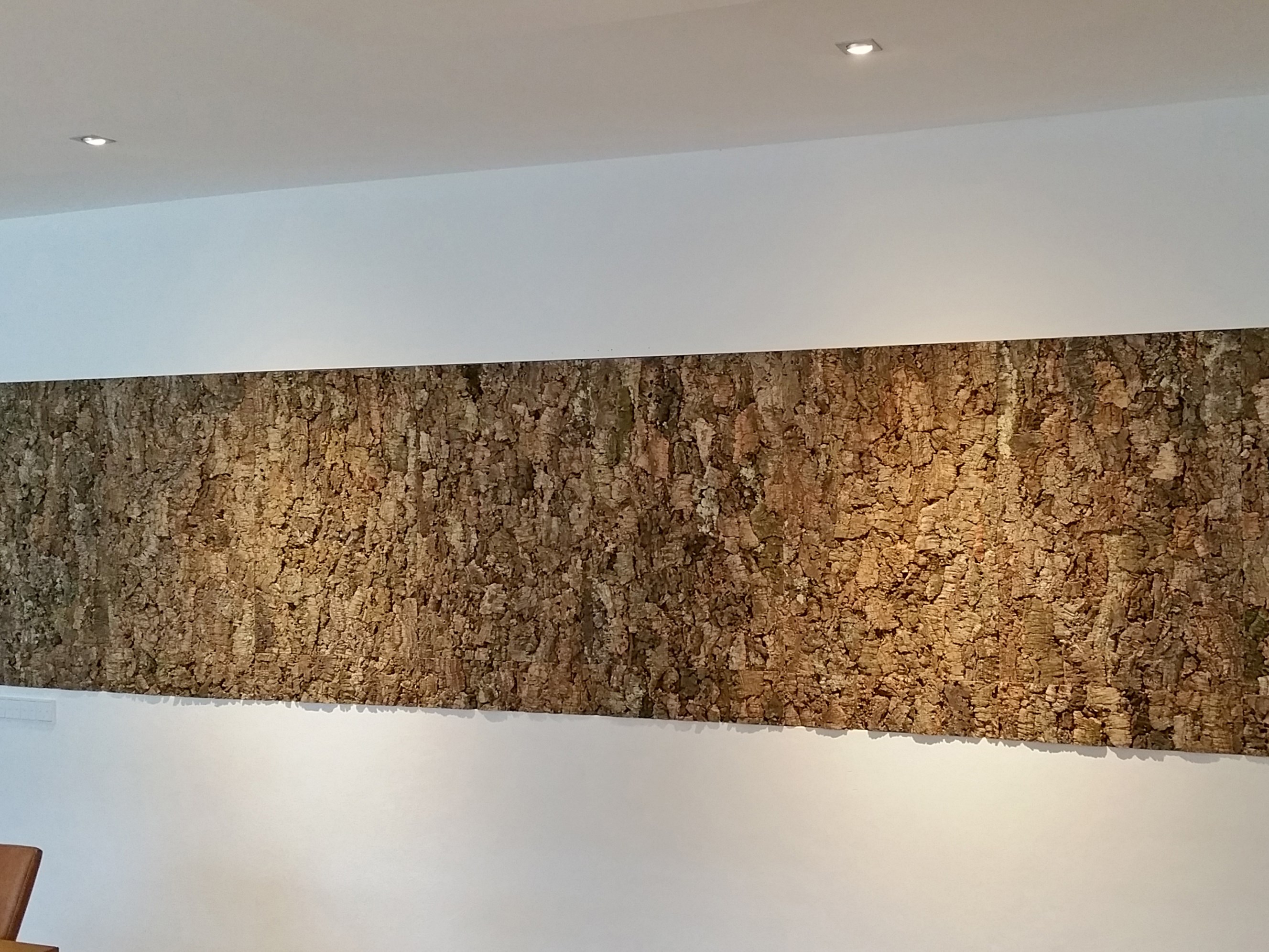 SELF ADHESIVE Decorative wall cork bark CAMELEON 15x610x915mm