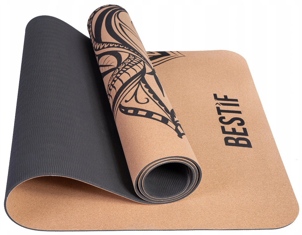 incl spessore 5mm Tappetino Yoga in sughero & gomma Yoga-Block & Yoga Borsa 