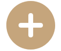 A brown circle with a white plus symbol.