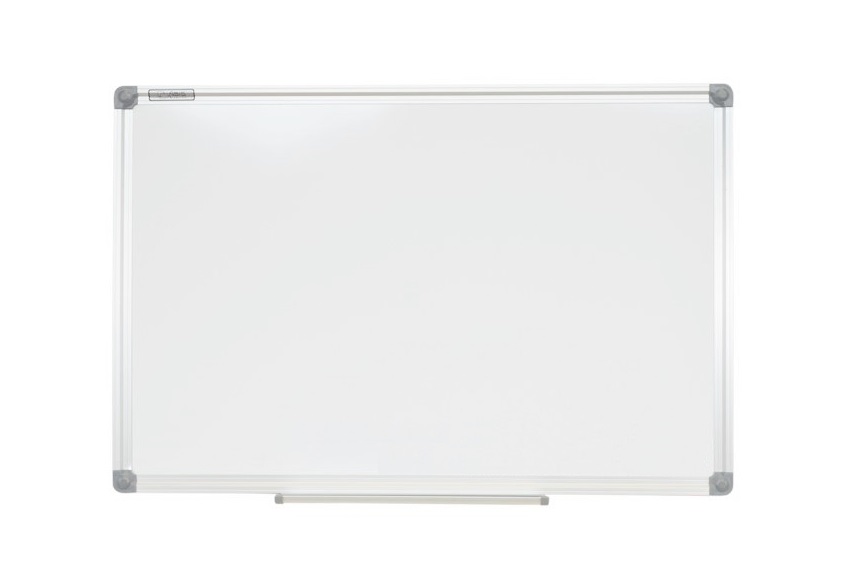 Hvid whiteboard opslagstavle 90x120cm i DecoLine aluminiumsrammen - Magnetisk whiteboard tavler i aluminiumsrammen - Naturkork eksperter!