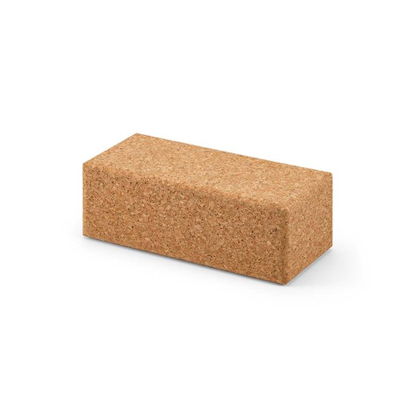 Yoga-Block aus Naturkork 22,5&times;10&times;7,5 cm HARVEY