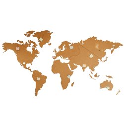 Carte du monde en lige 164x300cm