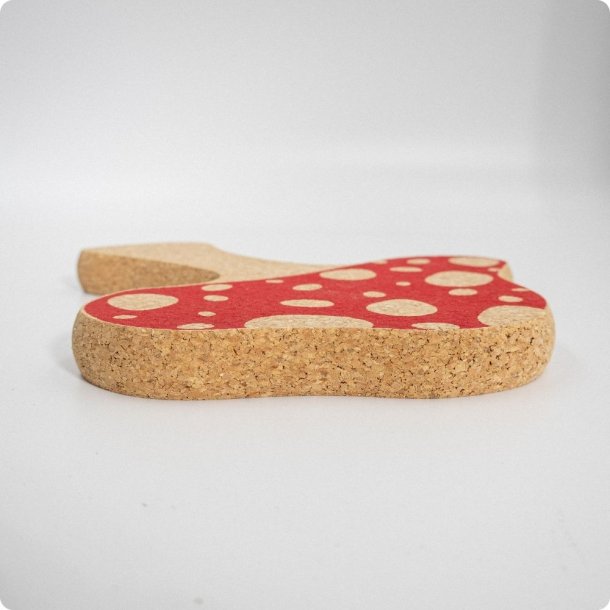 Paddenstoel kurk beker onderzetter 250230mm