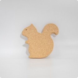 Kurken onderzetter Eekhoorn