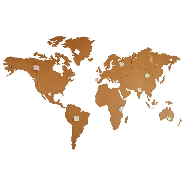 Carte du monde en lige 164x300cm