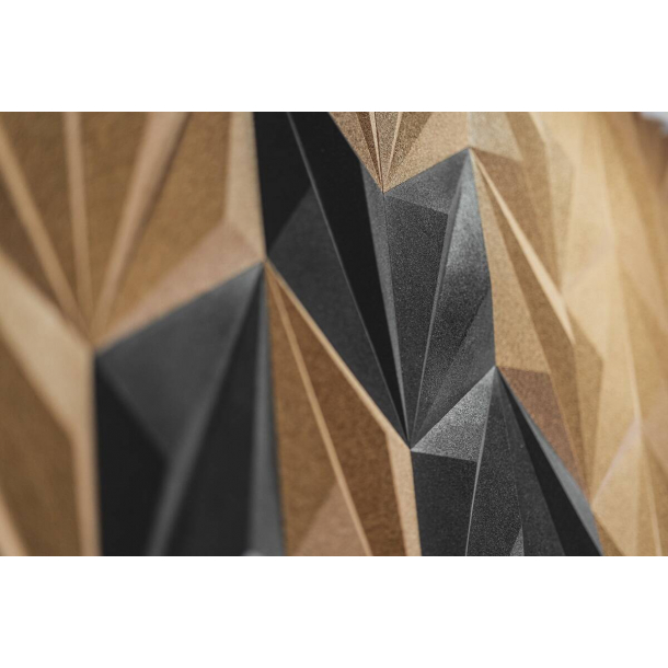 Unique and decorative MAROON cork wall tiles 3D LINE