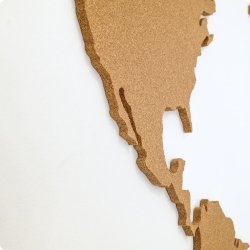 Wereldkaart kurk 80x150cm - BESTSELLER!