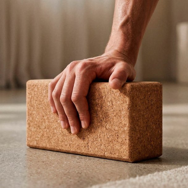 Yoga-Block aus Naturkork 22,5&times;10&times;7,5 cm HARVEY