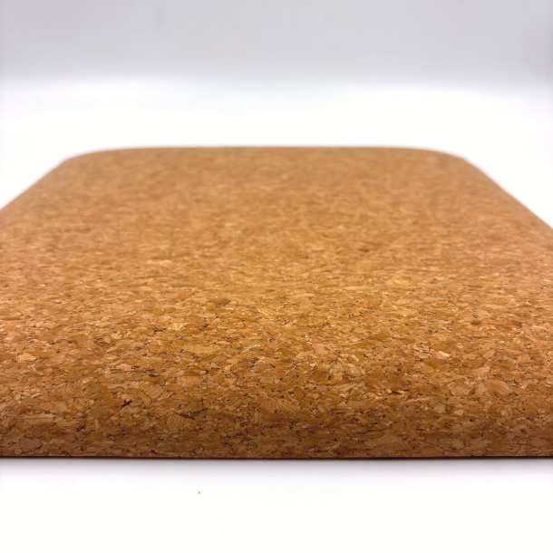Upholstered cork wall panel CUBE 30x30cm