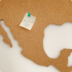 Carte du monde en lige 164x300cm