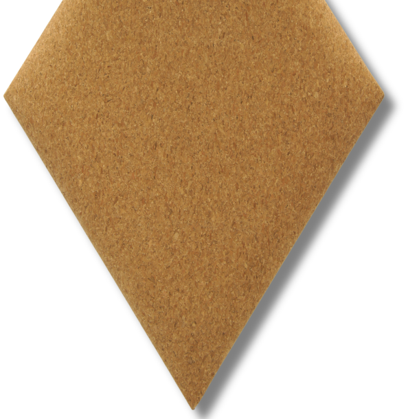 Čal�nen� korkov� n�stenn� panel DIAMOND 400 mm