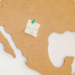 Carte du monde en lige 164x300cm