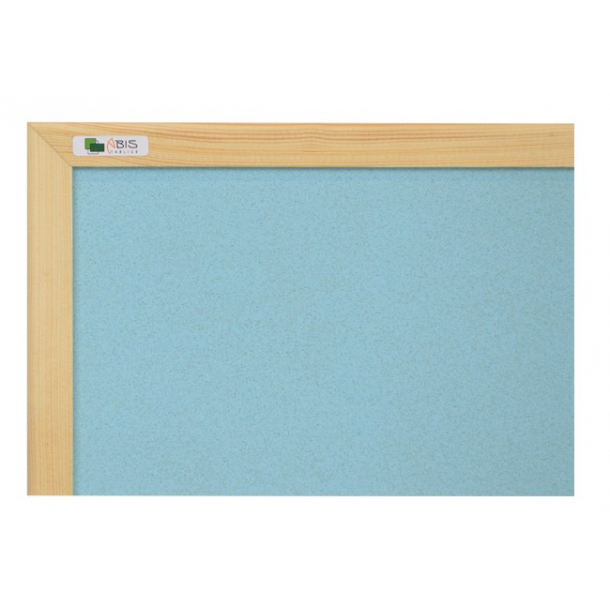 AZURE cork board 90x120cm with a wooden frame