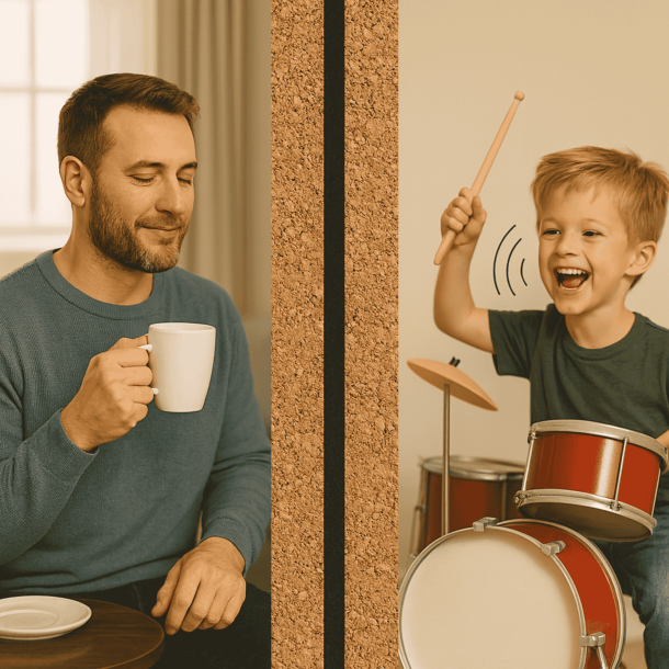 Akustilised korgi- ja butlpaneelid BitCork Home 12x500x1000mm