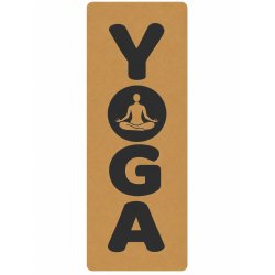 Yogamatta i kork YOGA SIGN