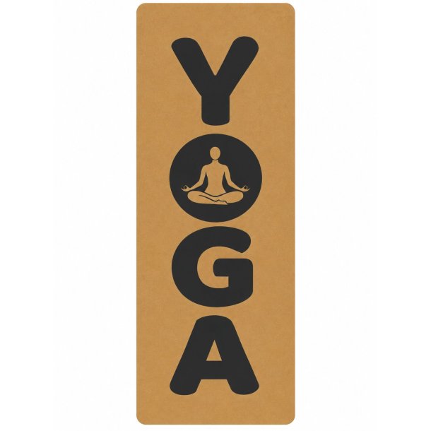 Yogamatta i kork YOGA SIGN