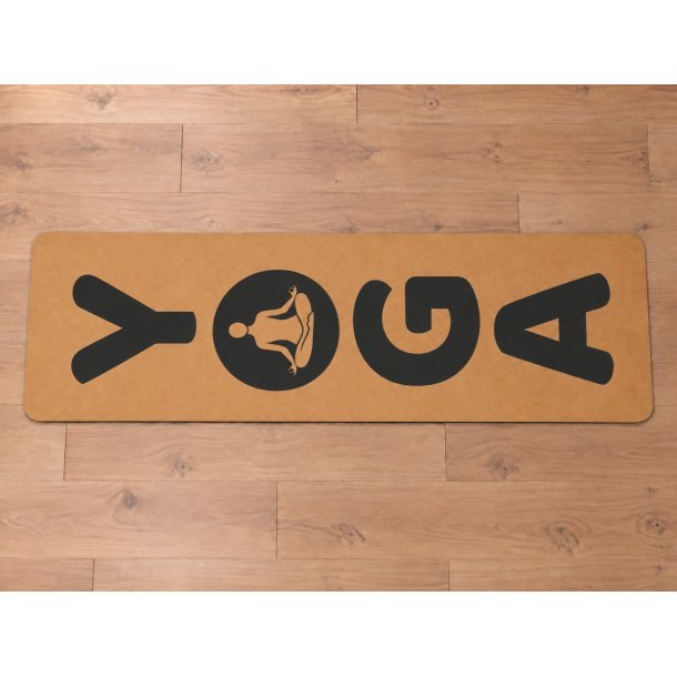 Yogamatta i kork YOGA SIGN