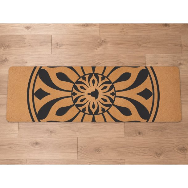 Yogamatta i kork MANDALA POWER