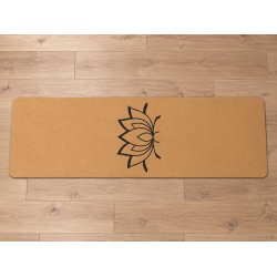Yogamatta i kork SERENITY LOTUS