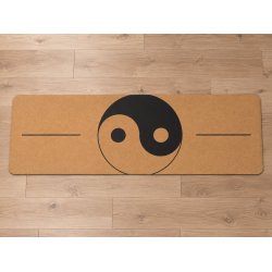 Korķa jogas paklājiņ� YIN YANG