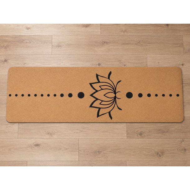 Yogamatta i kork LOTUS AXIS
