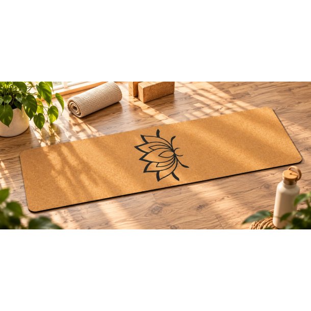 Yogamatta i kork SERENITY LOTUS