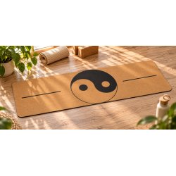 Korķa jogas paklājiņ� YIN YANG