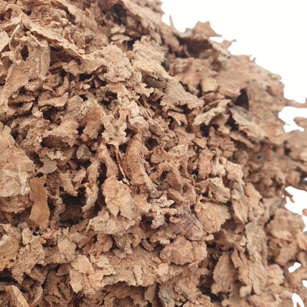 Natuurlijk kurkafval 0-50mm voor verdere verwerking 1kg (gerecycleerde kurk)