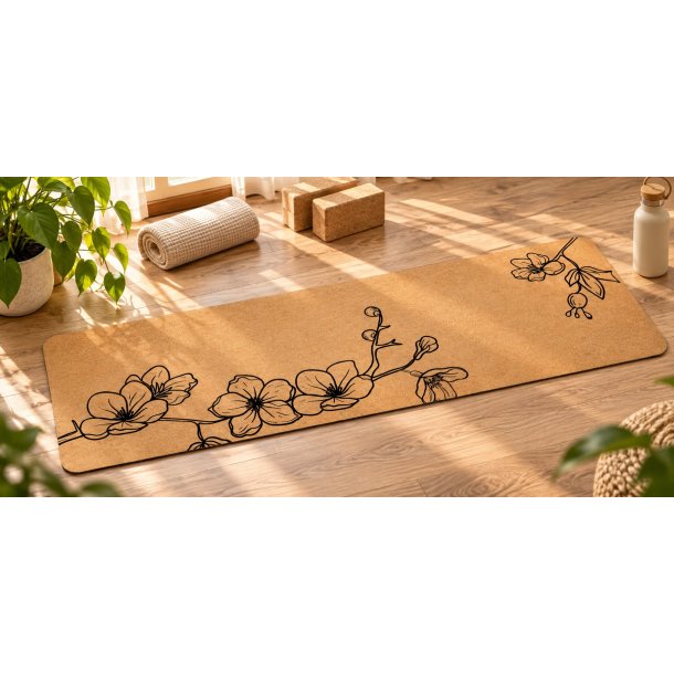 Yogamatta i kork ORCHID FLOW