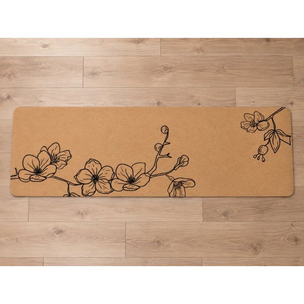 Yogamatta i kork ORCHID FLOW