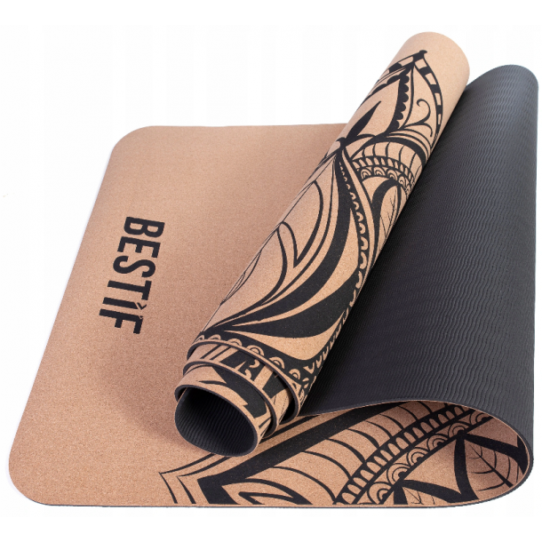 Eco-friendly cork yoga mat made from organic &amp; natural cork 61x183cm - BESTSELLER!