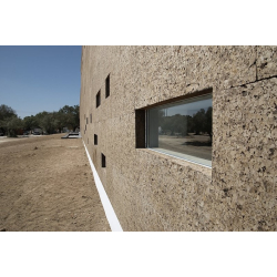 Thermal and acoustic expanded MD Facade cork wall insulation panel 40x500x1000mm