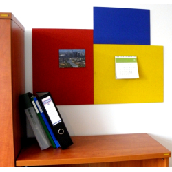 Self adhesive ORANGE cork board wall 10x635x940mm