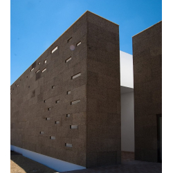 Thermal and acoustic expanded MD Facade cork wall insulation panel 100x500x1000mm