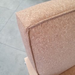 Sessel aus Naturkork und Buchenholz 60x68x83cm