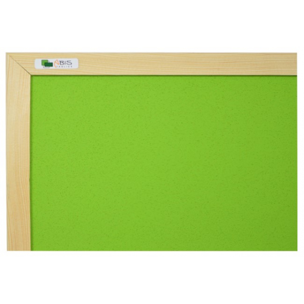 GREEN cork board 90x120cm with a wooden frame