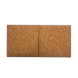 Upholstered cork wall panel CUBE 30x30cm