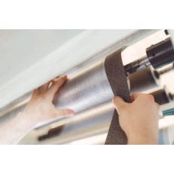 Zelfklevend rubber kurk walsbekleding 1,6mm x 50mm x 17m