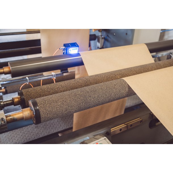 Zelfklevend rubber kurk walsbekleding 1,6mm x 50mm x 17m