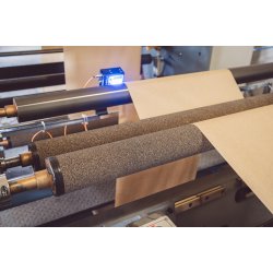 Zelfklevend rubber kurk walsbekleding 1,6mm x 50mm x 10m