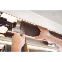 Zelfklevend rubber kurk walsbekleding 1,6mm x 50mm x 10m