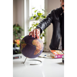 Small coloured natural cork globe 14cm - world globe - BESTSELLER!